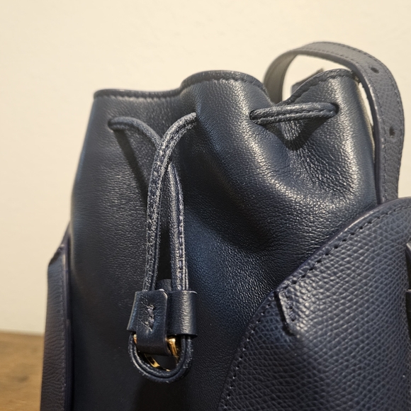 Senreve Midnight Blue Crossbody Bucket Bag - Picture 10 of 16